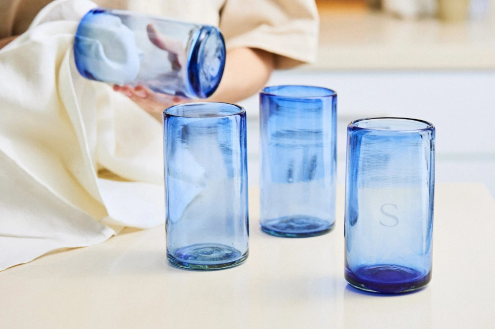 ARENA Light-Tinted (Highball Glasses) – 100% Recycled & Handcrafted - Set of 4 units