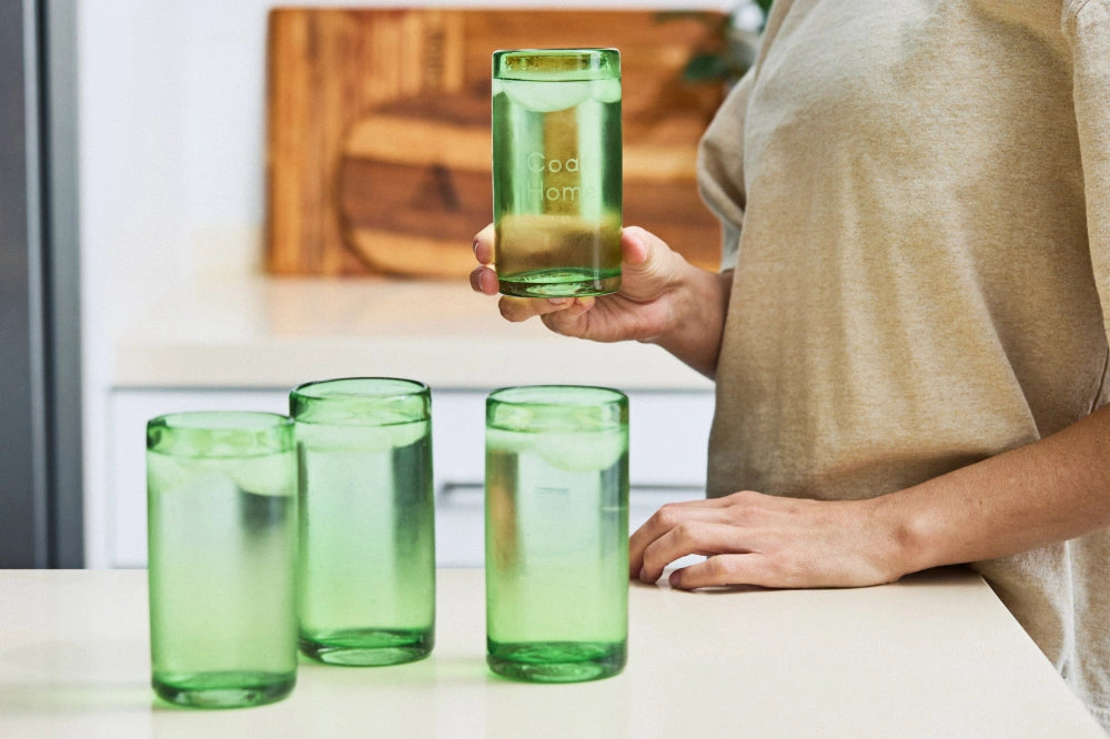 ARENA Light-Tinted (Highball Glasses) – 100% Recycled & Handcrafted - Set of 4 units